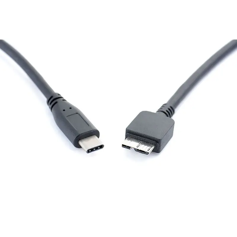 

USB 3.1 Type-C to USB 3.0 Micro B Cable Connector Data Line for Hard Drive Smartphone Cell Phone PC Computers Y1AE