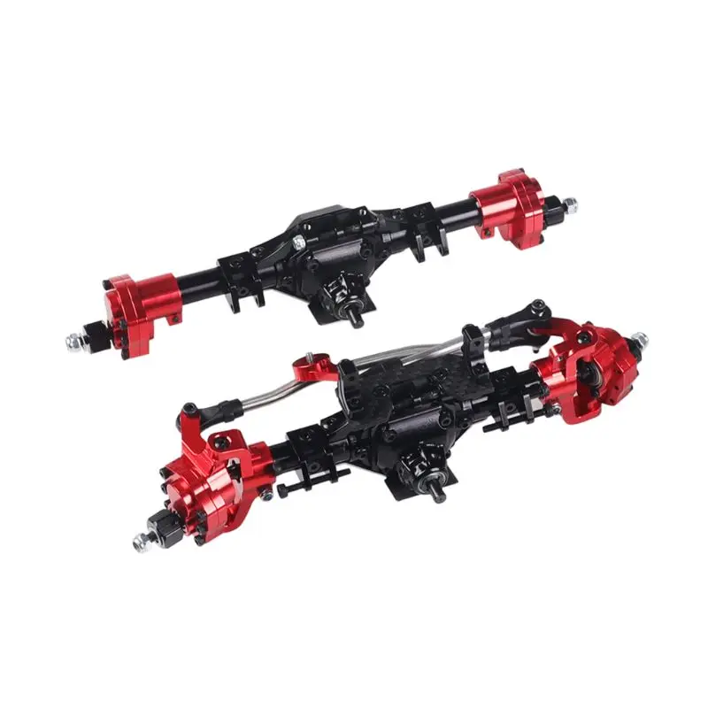 Металлический передний задний портальный мост для 1/10 RC Гусеничный Axial-SCX10 90046 90047