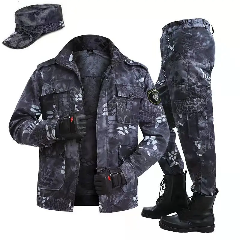 New military camouflage pattern uniform male labor insurance suit Welder wear-resistant scratch ball tooling suit