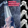 High Pressure Shower Head with ON/Off Switch 3 Function Water Showerhead Bathroom Saving Adjustable Boost SPA Shower Accessorie ► Photo 2/6