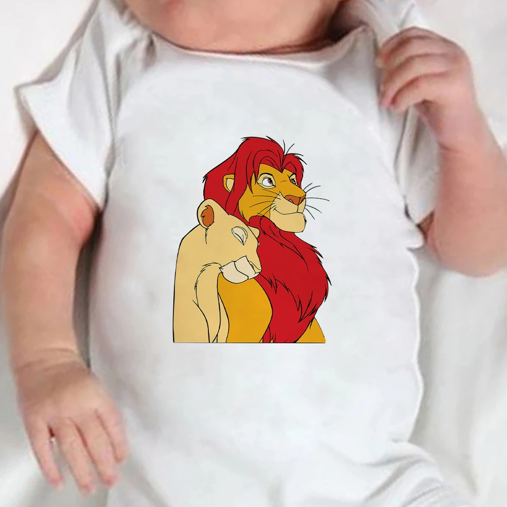 Barboteuse A Manches Courtes Pour Nouveau Ne Imprime Roi Lion Simba Nala Body D Ete Harajuku Combinaisons Pour Nourrissons A La Mode Aliexpress