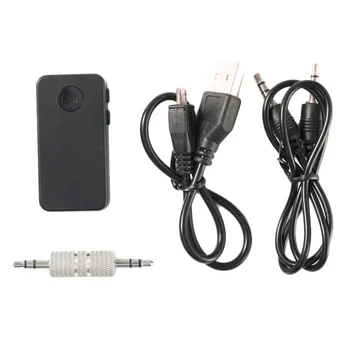 

Mini Hands Free Audio Car-Styling 3.5mm Stereo Output Music Streaming Bluetooth Receiver Wireless Adapter