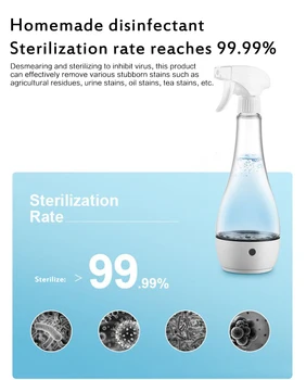 

2020 New Hypochlorous Acid Water Generator For Household Electrolysis Disinfection Machine Disinfectant Manufacturing Machine