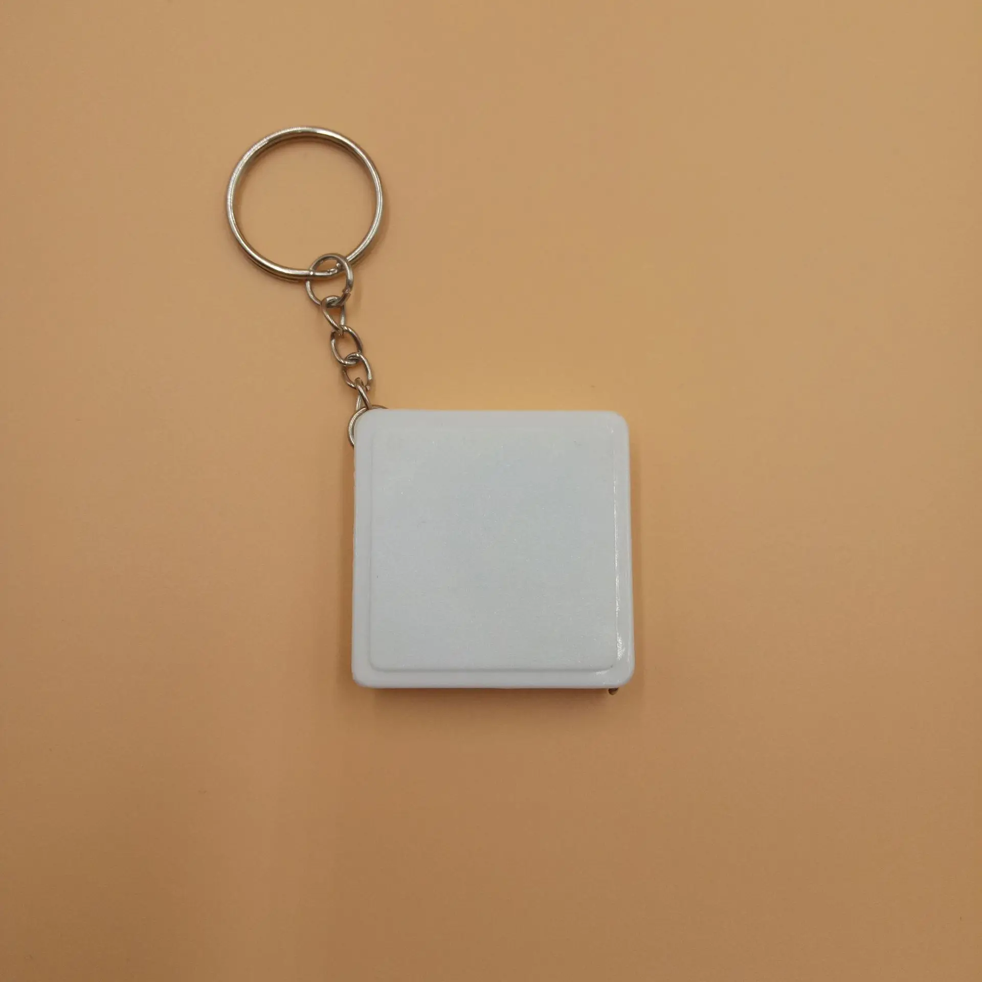 Keychain Steel Tape Carry-on Measurement 1 M Square Mini Small Tape Measure Customizable Logo Gift Feet Steel Ruler 100