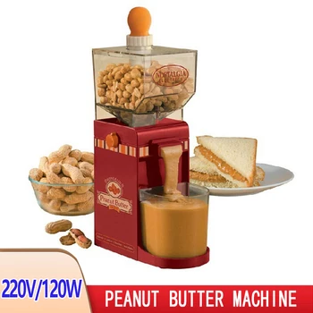 

120W Small Household Peanut Butter Machine Flavoring Tool Nut Making Machine Coffee Grinder