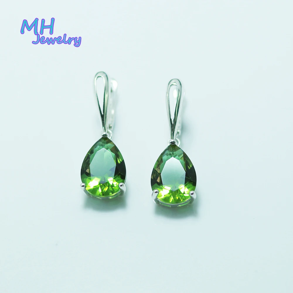 Mh Diaspore Pietra Preziosa Orecchini A Goccia D'Acqua Gioielleria Raffinata Argento Sterling 925 Zultanite Anniversario Di Matrimonio Dolce Regalo Ro