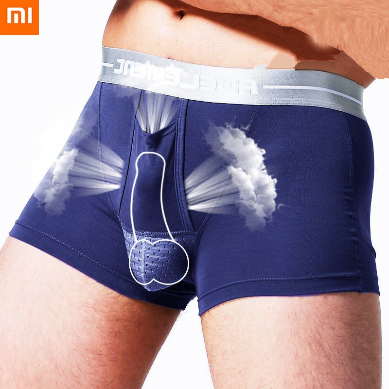 Трусы-боксеры Xiaomi Mijia мужские из модала сексуальное нижнее белье U-образной формы