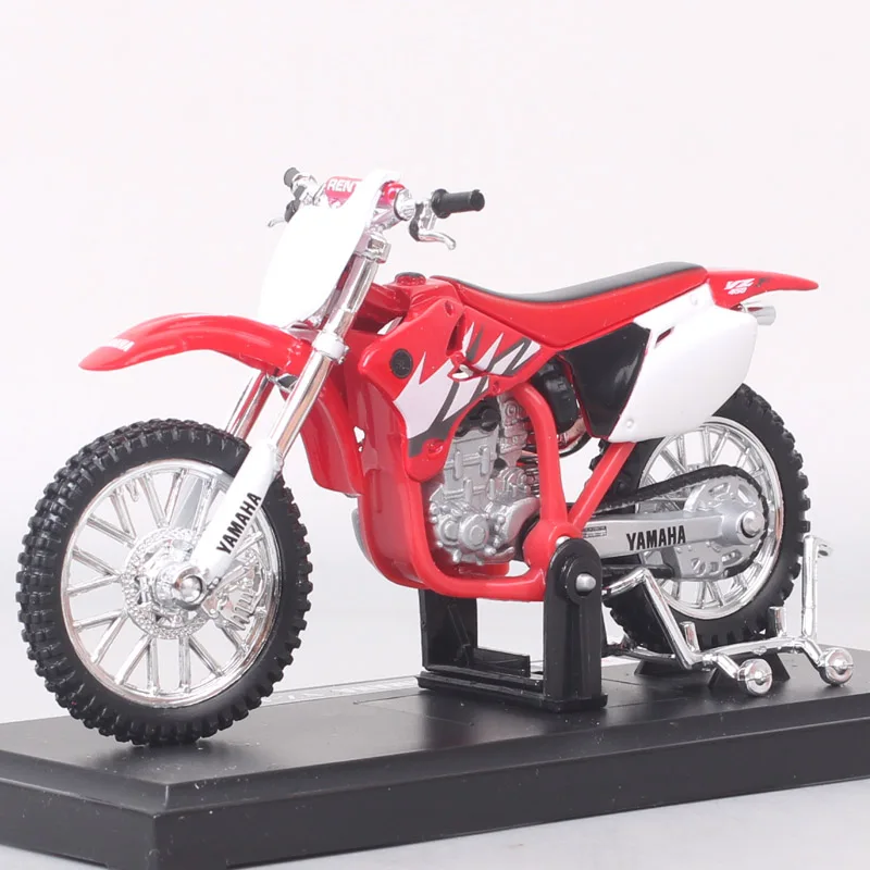 1/18 scale maisto YAMAHA YZ450F YZ-450F motorcycle MX Motocross dirt metal Diecast bike race model vehicles Toy for boy replica 1 18 scale small maisto motard supermoto 690 smc r motocross rider dirt bike diecasts