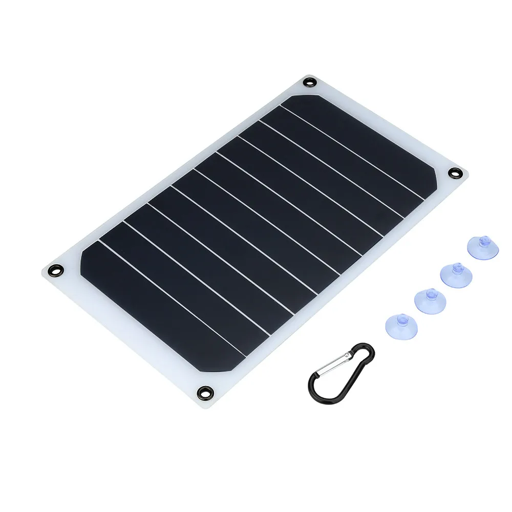 5 в портативный USB порт Солнечная Панель зарядное устройство для мобильных телефонов экологически чистый монокристаллический кремний с возможностью использования энергии#10