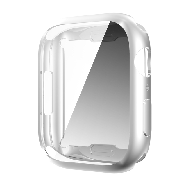 Case For Apple Watch Case 45mm/41mm/44mm/40mm/42mm/38mm 360 Full Soft Clear TPU Screen Protector for iwatch 3/4/5/6/SE/7