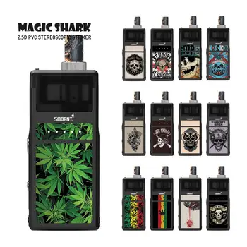 

Magic Shark Fashion PVC Stereo 2.5D Leaf Game of Thrones Cool Skull Vape Sticker for Pasito Film Case Cover for Smoant Pasito