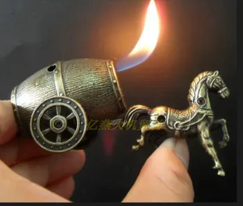 

New 1pcs Novelty Lighters refillable Creative design Cigarette Lighter Windproof with keychain gift