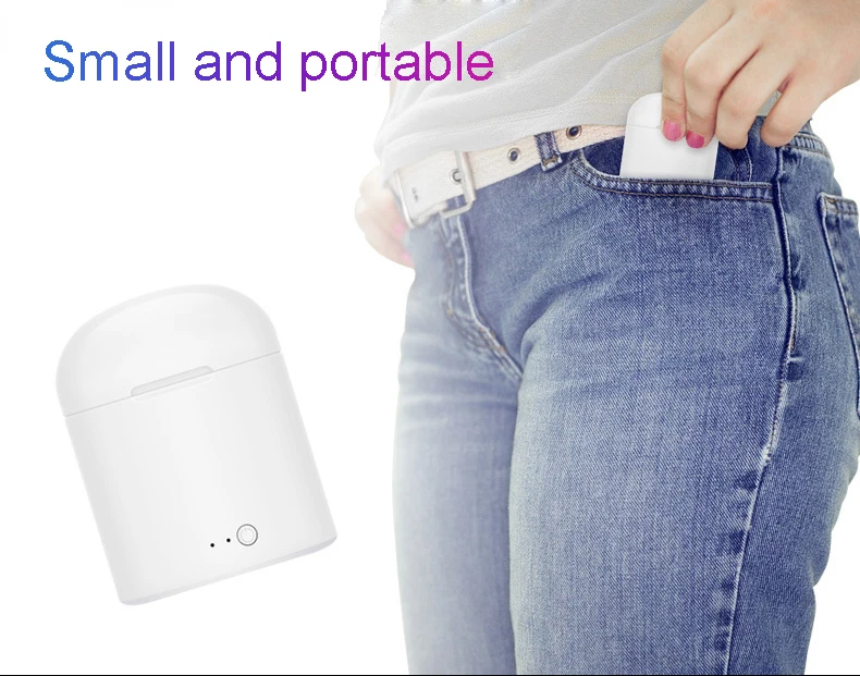 Earphones i12 TWS Wireless Bluetooth Earphone Earpiece Mini Earbuds HS I7S Ear Headset for iPhone Samsung XiaomiTouch Button