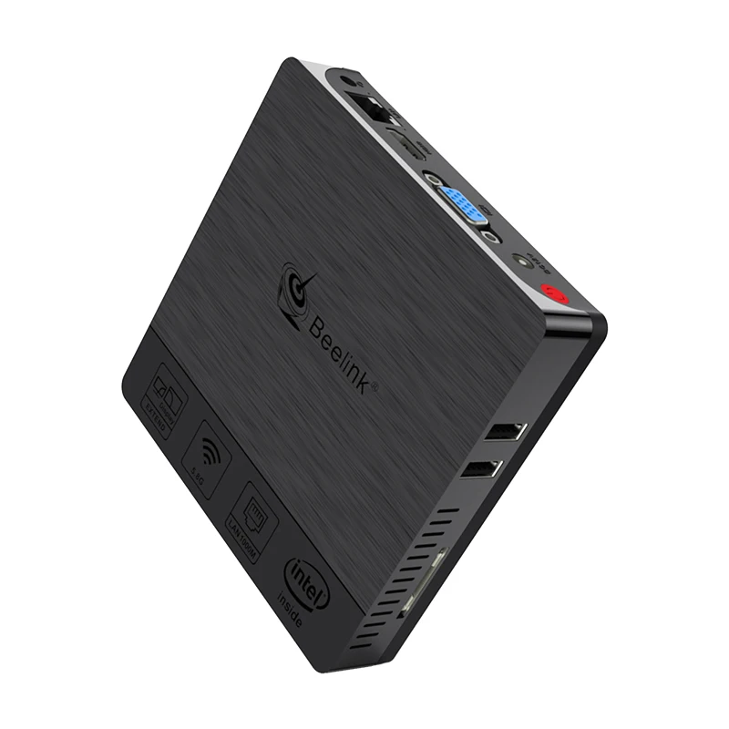Мини-ПК Beelink BT3 Pro Win 10 Intel Atom X5-Z8350 4 Гб DDR3 64 Гб 2,4+ 5,8 ГГц WiFi Bluetooth 4,0 Ethernet 1000 Мбит/с