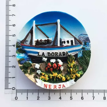 

BABELEMI Europe Andalusia Spain Tourism Memorial Refrigerator Magnet Nerja 3D Fridge Magnet Sticker Travel Souvenir Decoration