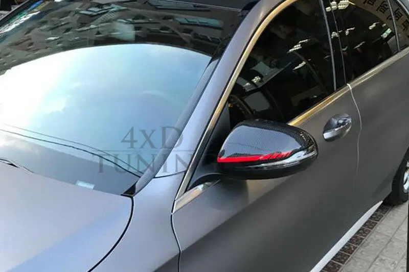 Подходит для Mercedes Benz W205 X205 W222 W213 C63 S63 E63 AMG LHD реальные крышки зеркала из углеродного волокна