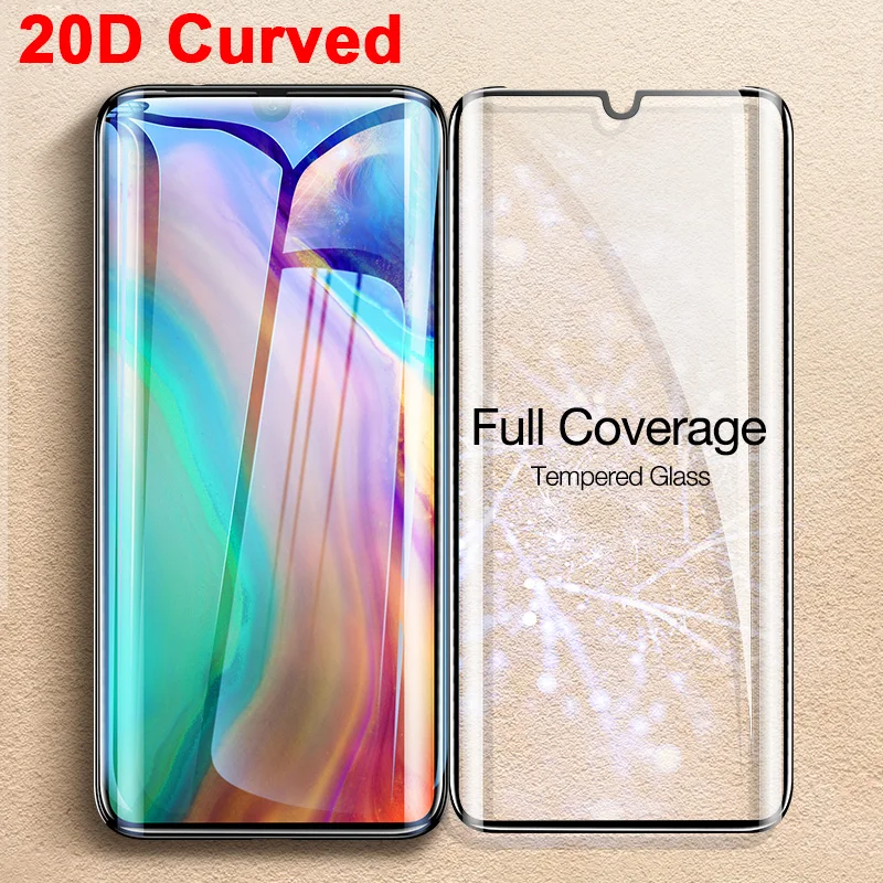 Cristal templado curvado para Xiaomi Mi 10, CC9 pro, película de vidrio para pantalla Ultra, Note 10 Pro lite, 20D
