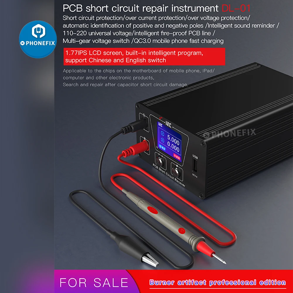 US $79.00 i2C DL01 Short Killer Motherboard Short Circuit Burning Repair Tool Box for iPhone Cell Phone Short Circuit Repair Shortkiller
