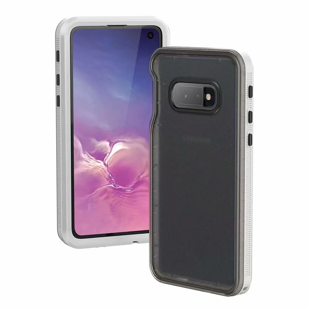 Для samsung Galaxy S10E чехол Red Pepper точка Стиль IP68 Водонепроницаемый для подводного плавания Чехол-Броня из ПК+ ТПУ чехол - Цвет: white