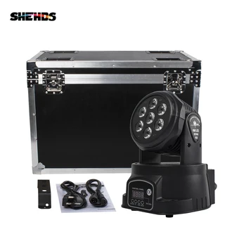 

Flight Case With 7x12W Mini Led Moving Head Light RGBW 4in1 DMX Stage Lyre DJ Controller Nightclub Party Concert SHEHDS
