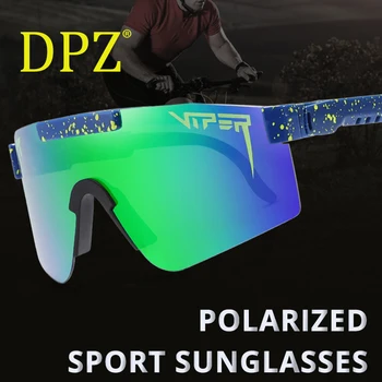 

2020 pit viper flat top eyewear frame mirrored lens windproof sport fashion polarized man / woman sunglasses UV400 Oculos De Sol