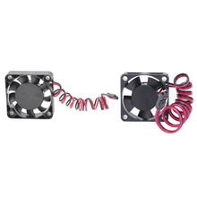 2 шт. для радиоуправляемой модели автомобиля Esc 3010 Вентилятор охлаждения двигателя для дистанционного управления автозапчасти аксессуары, 40X40 мм и 30X30 мм