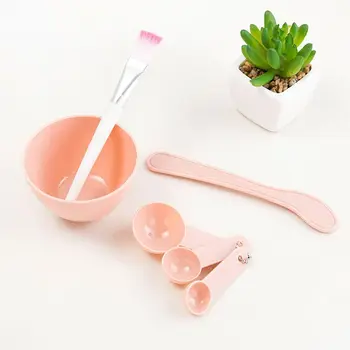 

6pcs/set Plastic DIY Facial Mask Tools DIY Mask Mud Bowl Measuring Spoon Mixing Tool Cosmetic Brush Skin Care Beauty Makeup Tool