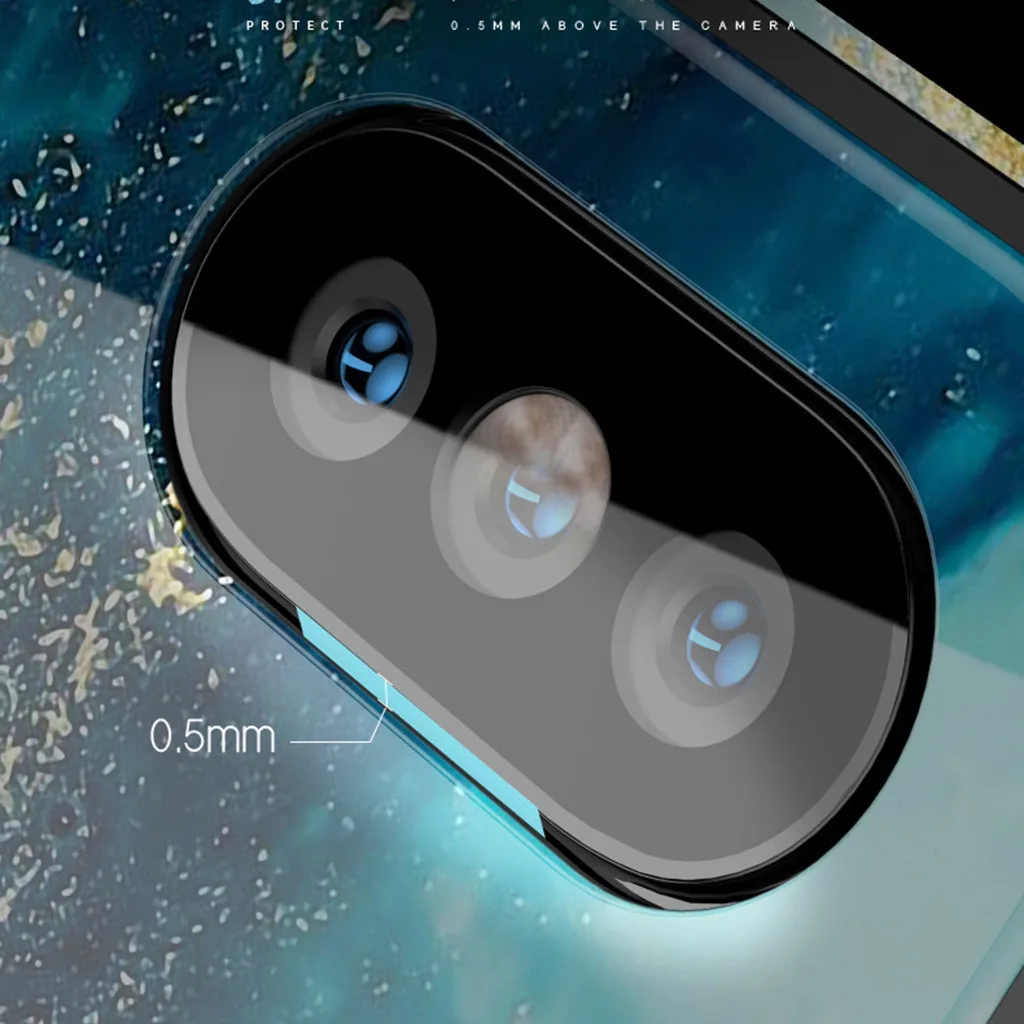 Mosunx чехол из закаленного стекла для телефона для iPhone X 5,8 дюймов чехол Роскошный ТПУ жесткие чехлы новые защищают ваш телефон от грязи, царапин