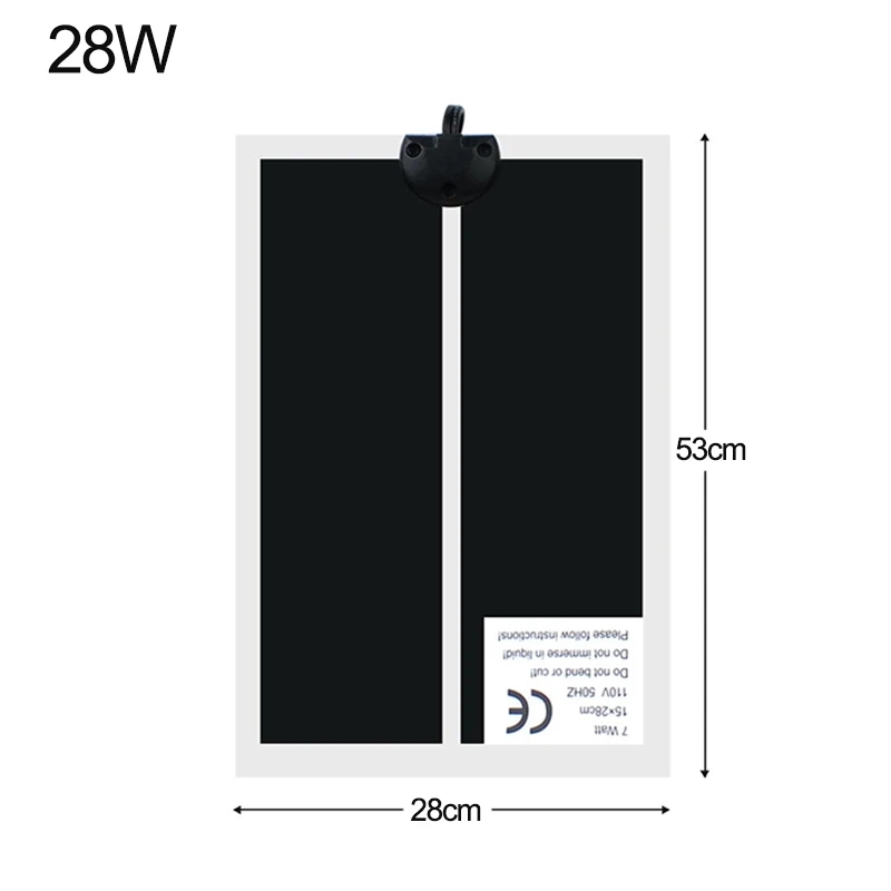ЕС вилка 5 Вт-45 Вт ПЭТ-грелка рептилия электрическое одеяло Отопление теплый коврик настраиваемый регулятор температуры инкубатор мат инструменты - Цвет: 20W