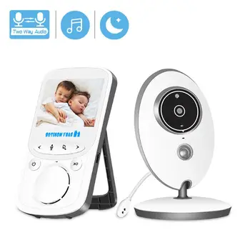 

BESDER VB605 Wireless Video Baby Monitor 2.4 inch Mini Camera 2.4GHz Intercom Temperature Monitoring Night Vision Music Player