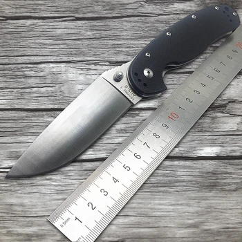 

BMT RAT-1 Survival Hunting Folding Knife With Sand Light Surface G10 Handle AUS-8 Blade Outdoor Pocket Camping Tactical Knives