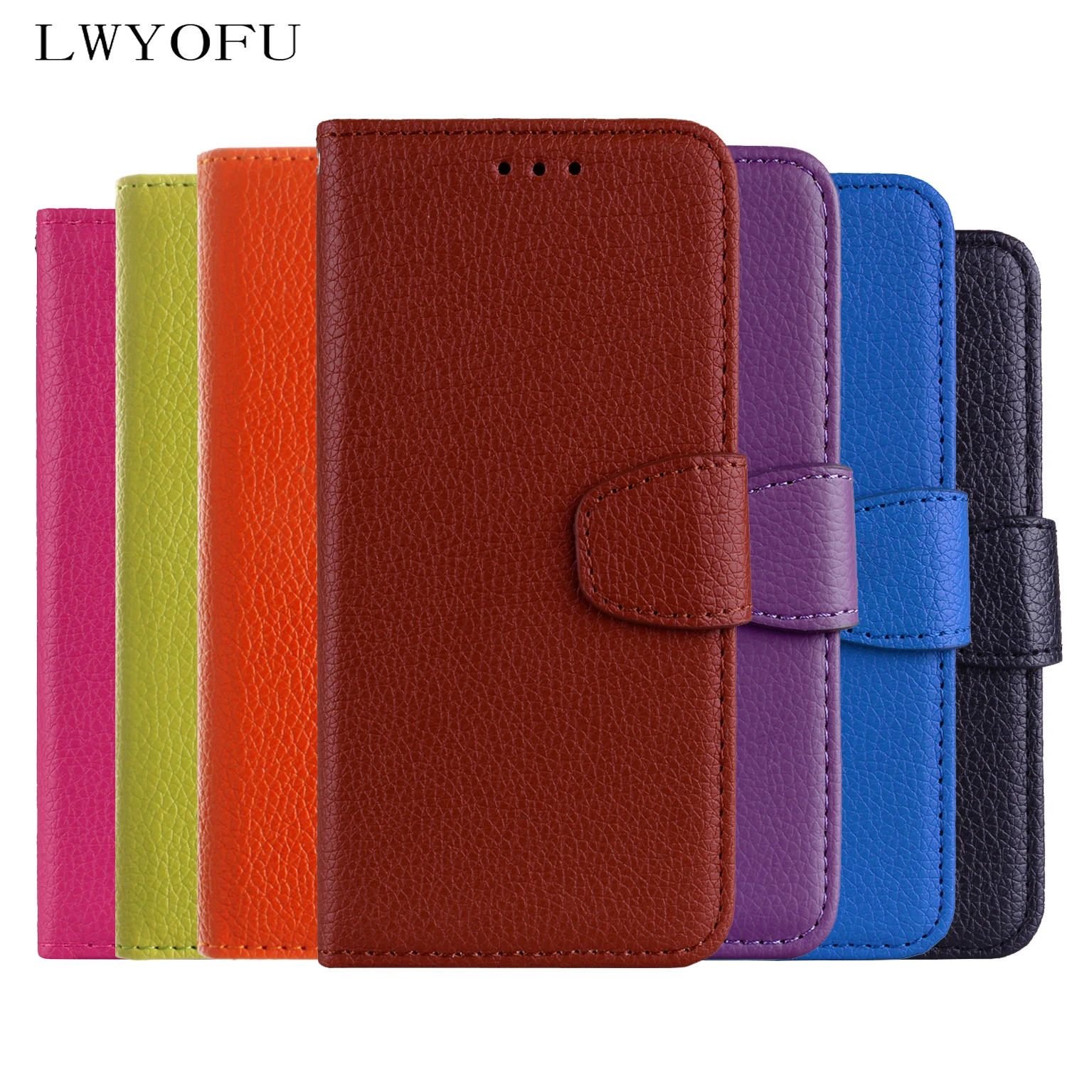 

Flap cover lychee leather wallet for iPhone 5 5S SE 5C 6 7 8 6S Plus XS Max XR X card slot smartphone case
