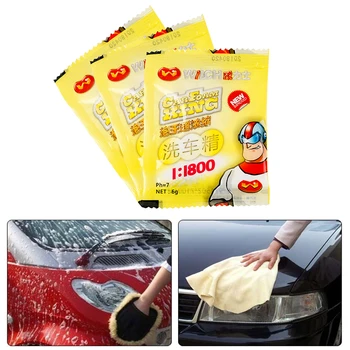 

10pcs Car Wash Powder Concentrated Washing Powder Car Cleaning Products Car Wash Cleaning Automobiles Accessories Car Styling