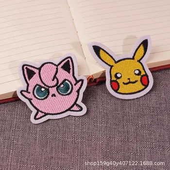 

50pcs/lot Cartoon Patch Sticker Small Animal Embroidery Patches for Clothing Accessories Decoration Heat Iron on Transfer