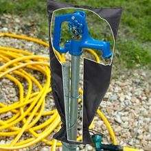 Открытый кран крышка сад снаружи изолированный Drawstring Tap Ткань Оксфорд Твердый защитный рукав анти-замораживание зима Мороз длинный