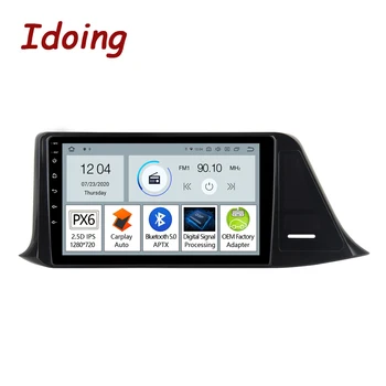 

Idoing 9"PX6 Android Car Radio Player ForToyota C-HR CHR RHD LHD 2016-2020 GPS Navigation Carplay Auto head unit Bluetooth 5.0