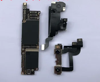 

Full unlocked iCloud For iPhone XR Motherboard Without Face ID Panel 100% Original For iPhone X R Logic Board With Chips MB