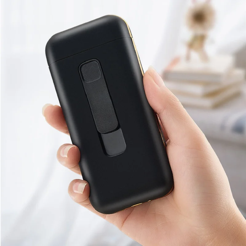 Smart Cigarette Case Box with Electronic Lighter USB Plasma Turbo Tungsten Lighter Waterproof Holder 20pcs Slim Cigarettes