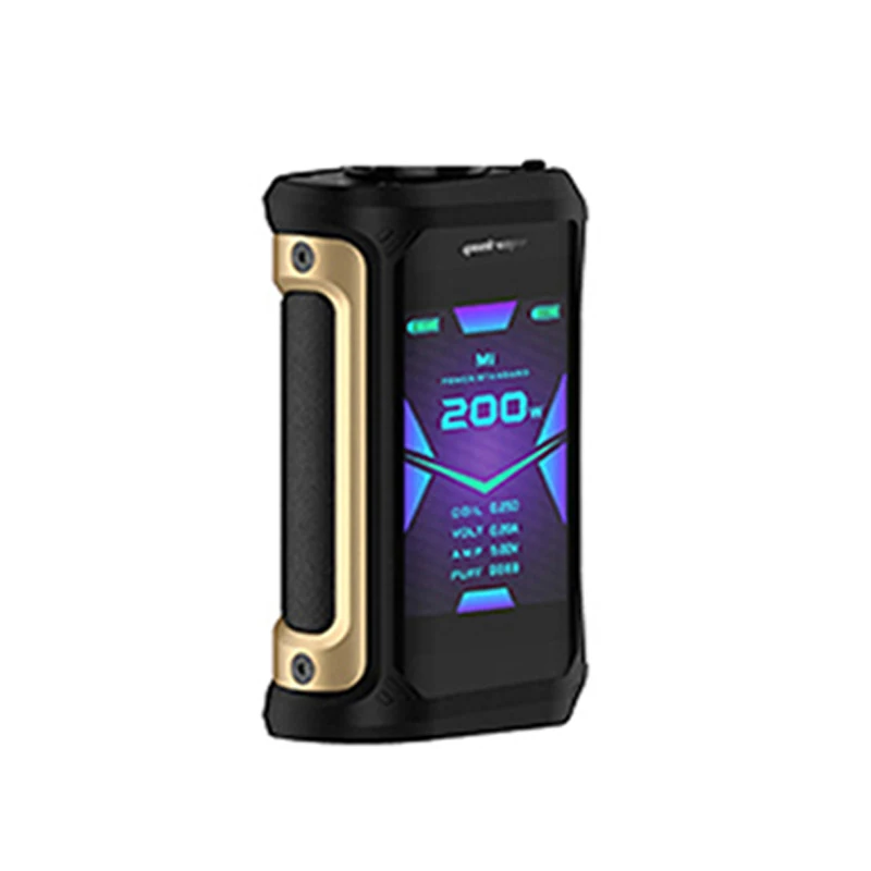 Geekvape Aegis X 200 Вт TC Mod AS 2,0 набор микросхем питание от двух батарей 18650 для атомайзера с резьбой 510 VS Aegis solo - Цвет: Gold Black