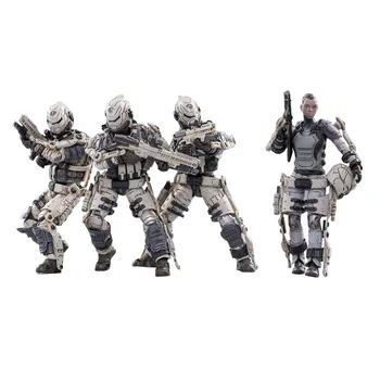 

4Pcs 10.5cm 1/18 Removable Hand-Painted Soldier Model PVC Action Figure For Children Educational Toys Birthday Christmas Gift