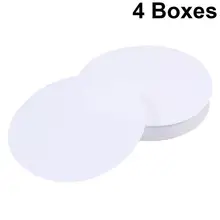4 boîtes de 11cm De Diamètre Filtre Papier Premium à Débit Moyen Papier Filtre Qualitatif pour Laboratoire Scolaire