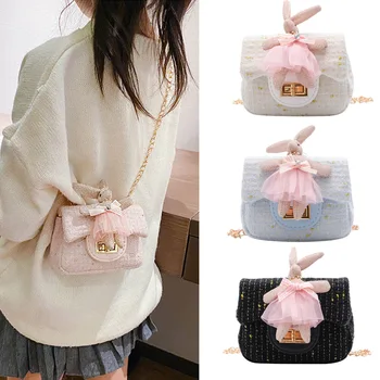 

Korean Kids Mini Purses and Handbags 2020 Autumn Winter Crossbody Bags for Girls Small Coin Wallet Pouch Baby Purse