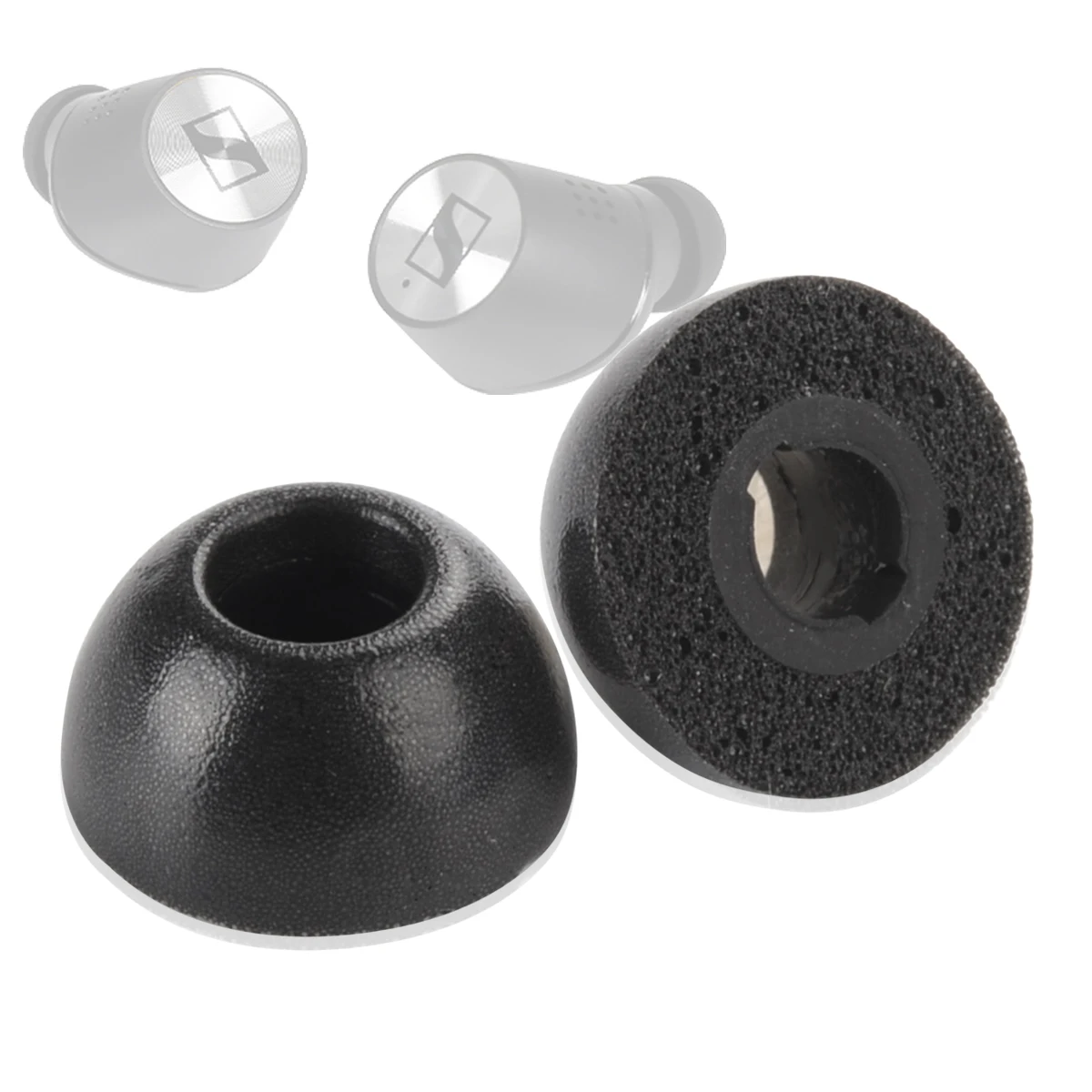 6Pcs Memory Foam Ear Tips for Sennheiser MOMENTUM 2 Eartips CX400BT True Wireless Earbud Tips Avoid Falling Off Noise Reducing
