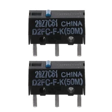2 шт. OMRON D2FC-F-K(50 м) синий точечный микропереключатель мыши
