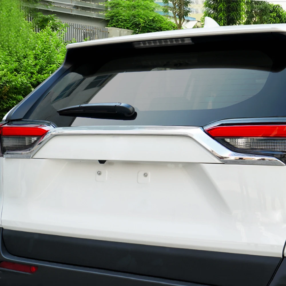 Для Toyota Rav4 XA50 2019 2020 декоративная накладка на дверь багажника хромированные