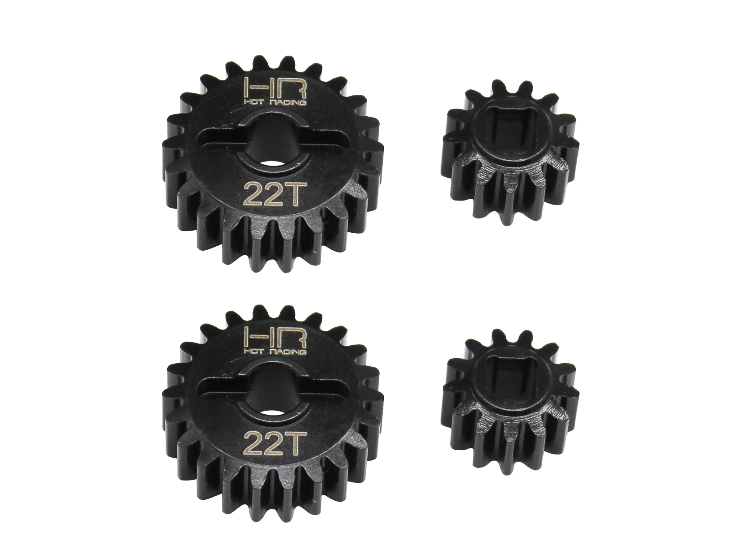 

Hot Racing CNC machined steel 13T-22T Overdrive Portal gear set for Axial Capra UTB SCX10III