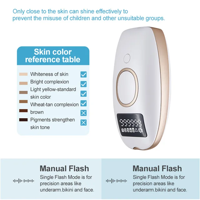 999999 Flashes Laser Epilator Hair Removal For Women IPL Pulsed Light Depilator With Led Display Maquina De Cortar Cabello 5