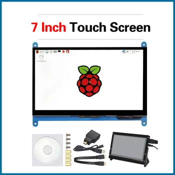 

MICROBOT Raspberry Pi 4 Model B 7 Inch Touch Screen 1024 * 600 for Raspberry Pi 3 and 3B+ LCD Display RPI111