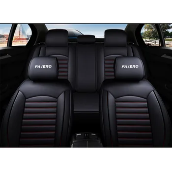 

Car Headrests Cover for Mitsubishi PAJERO Car Headrest protector Covers Interior Accessories