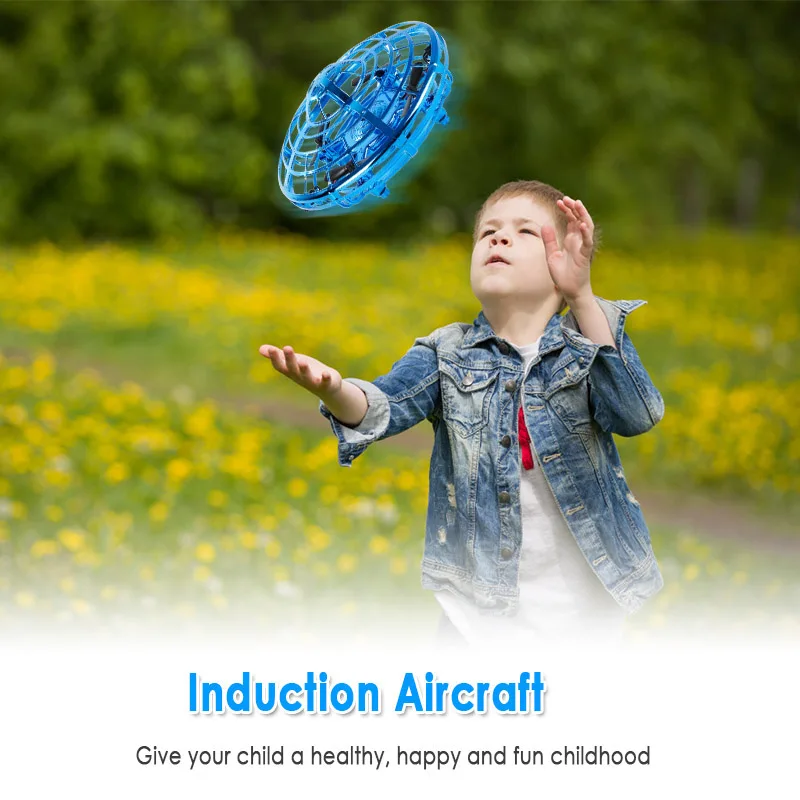 Mini Smart Infrared RC Helicopters Flying Drone Kids Hand Motion Control UFO Ball Induction Aircraft Toys Women Men